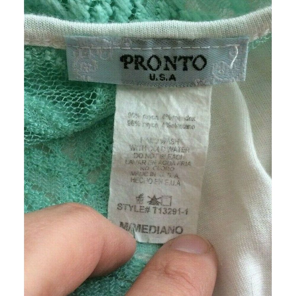 Pronto USA Pastel Colorblock Racer Back Shirt Top - Picture 6 of 6